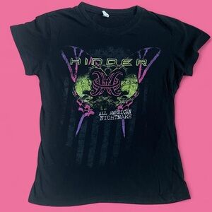 2009 Hinder All American Nightmare Graphic T-Shirt Merch